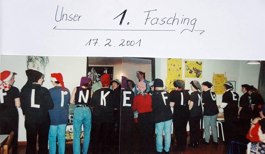 Erster Fasching im Gemeindehaus