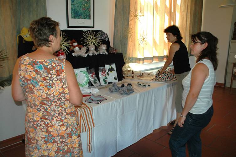 Ausstellung zum Jubil�um: Arbeiten des Bastelkreises