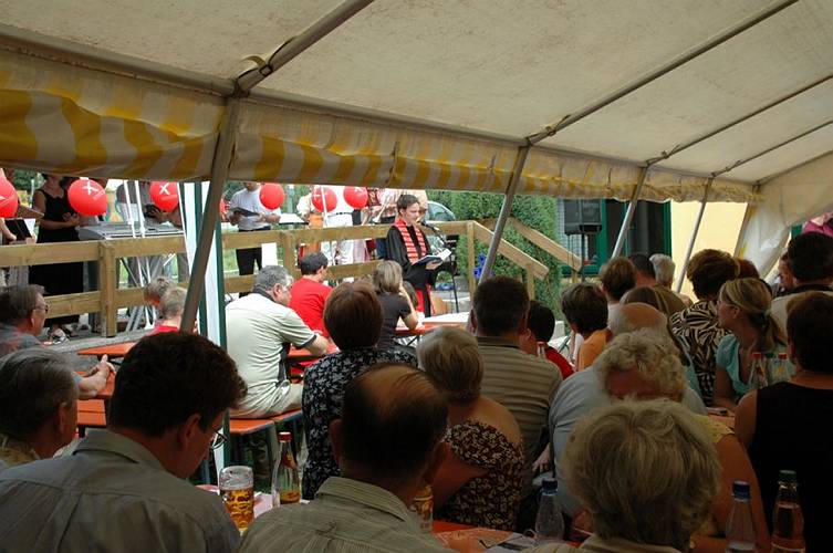 Vor dem Festgottesdienst