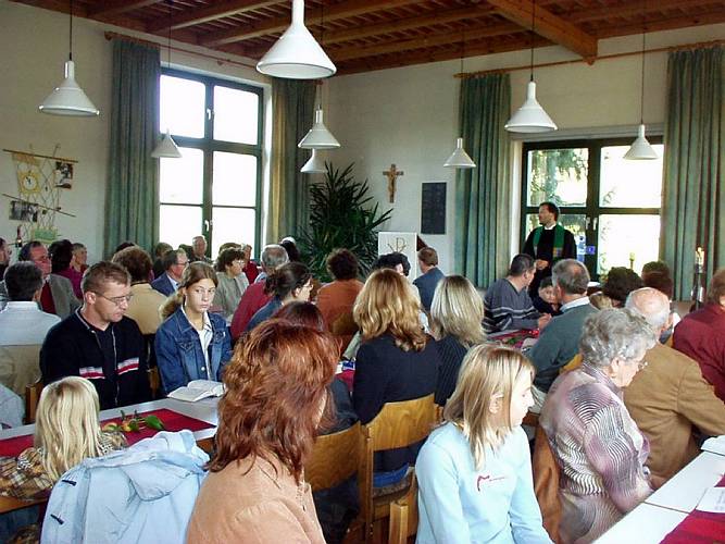 Gottesdienst im Gemeindehaus