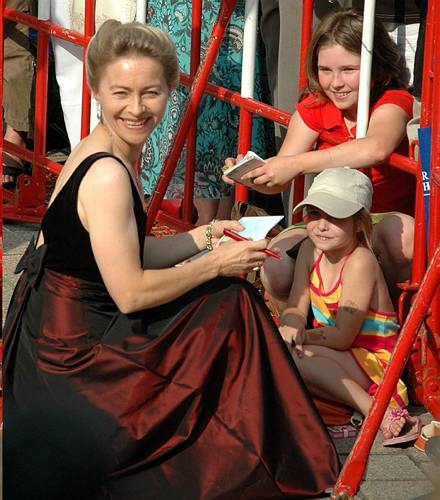 Ein Autogramm von der Familienministerin