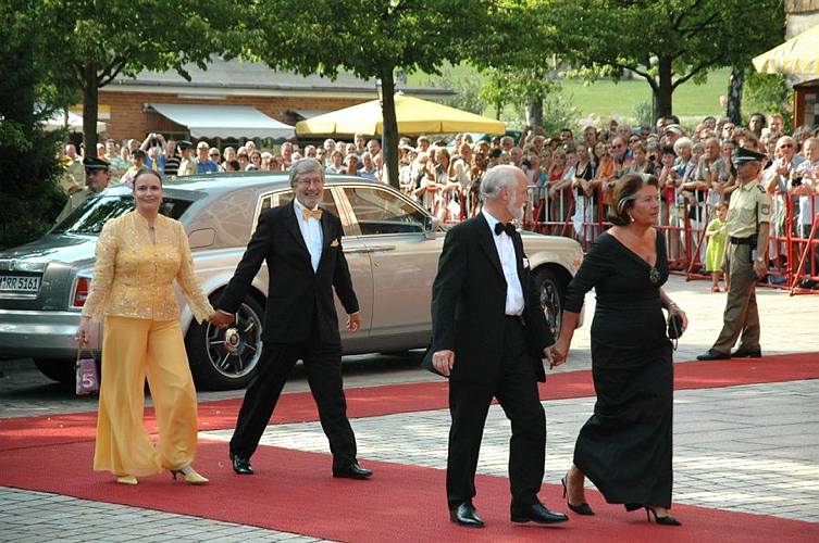 Schauspieler Christian Wolff mit Ehefrau Marina