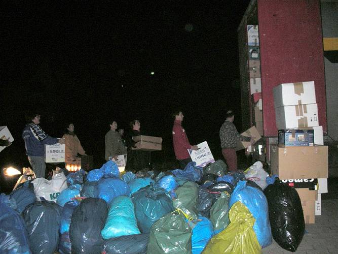 Die Dorfgemeinschaft packt an