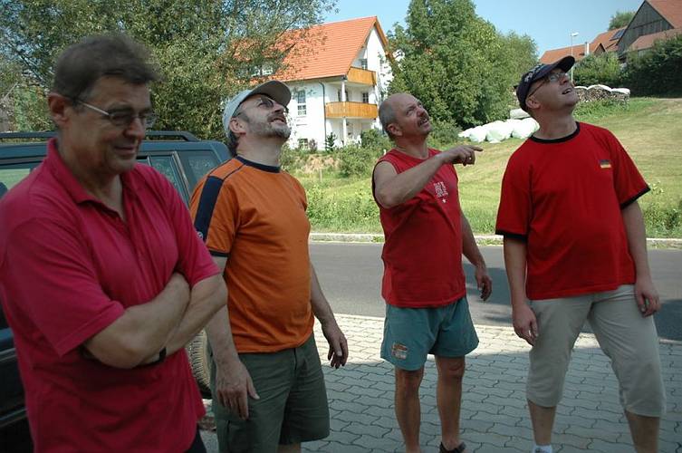 Die Vorbereitungen f�r das Gemeindehausfest